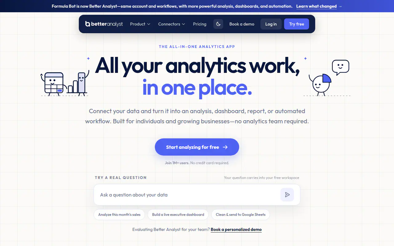 Better Analyst (formerly Formula Bot)