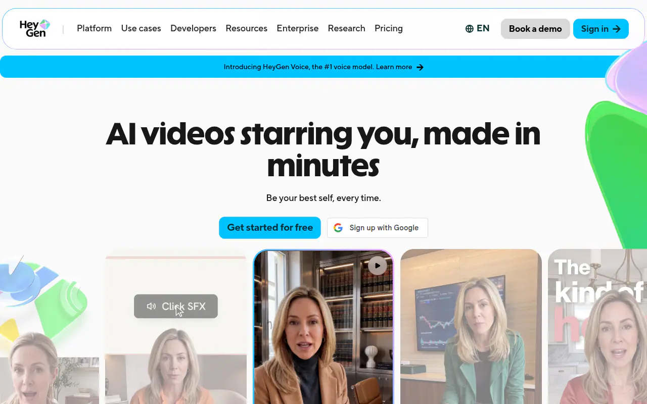 HeyGen (formerly Movio)