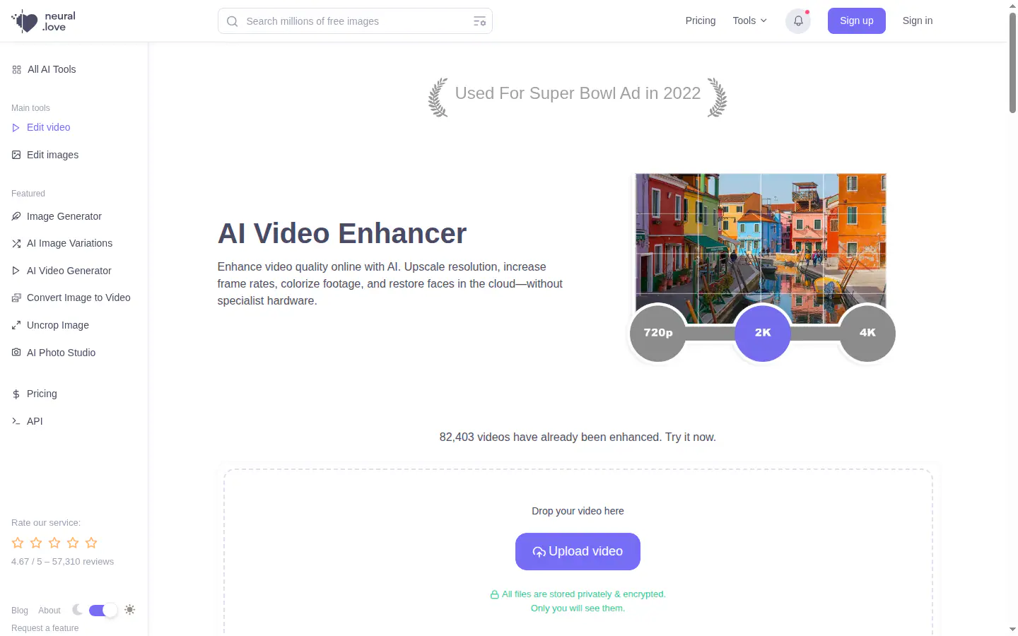 Neural.love Video Enhancer