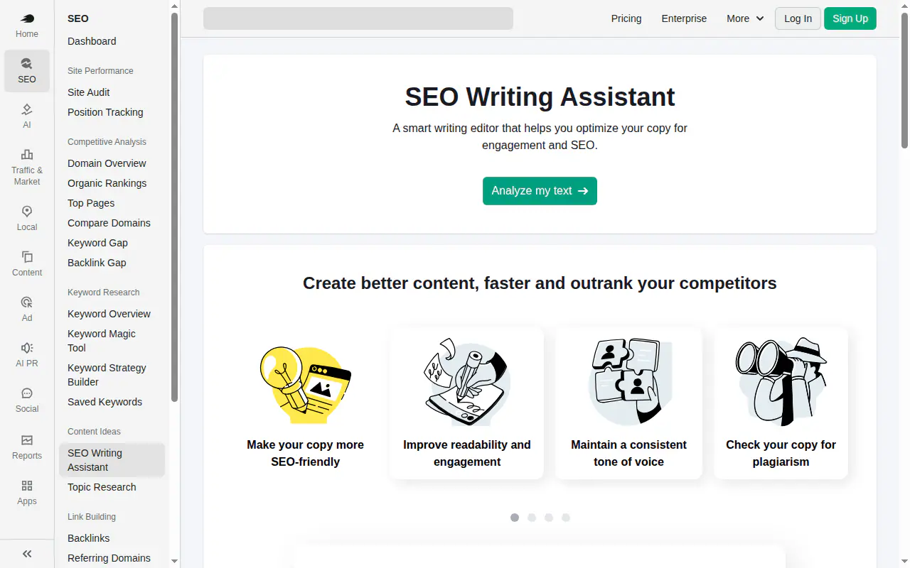 SEMrush Writing Assistant