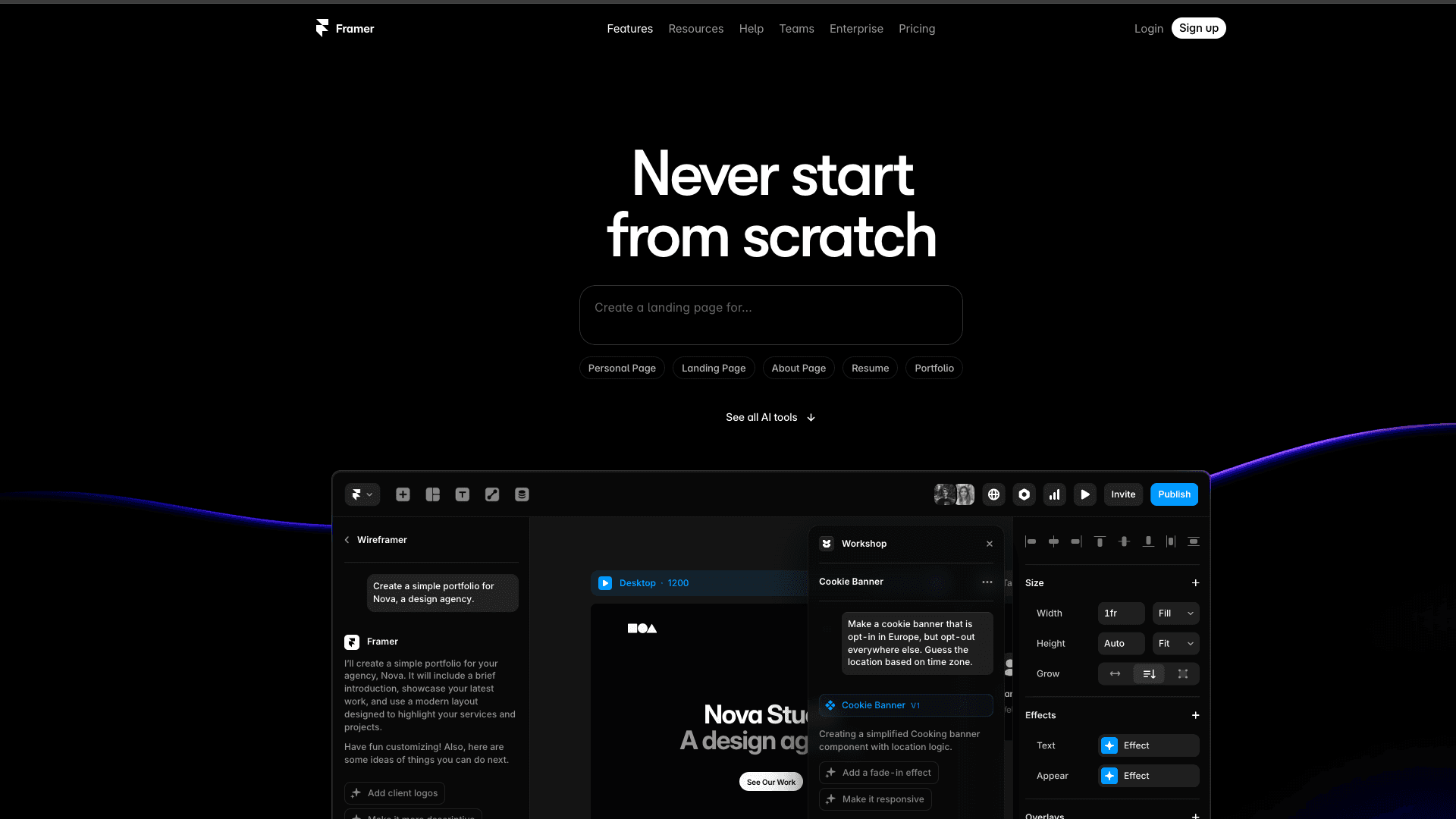 Framer AI