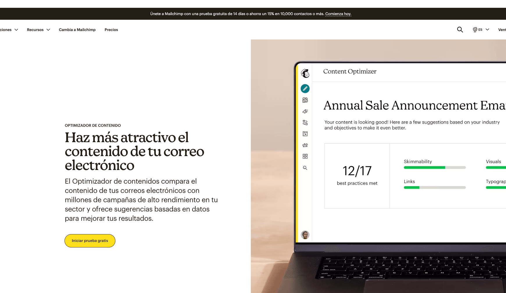 Mailchimp Content Optimizer