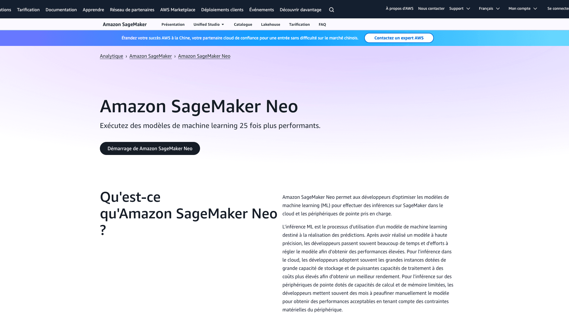 Amazon SageMaker Neo
