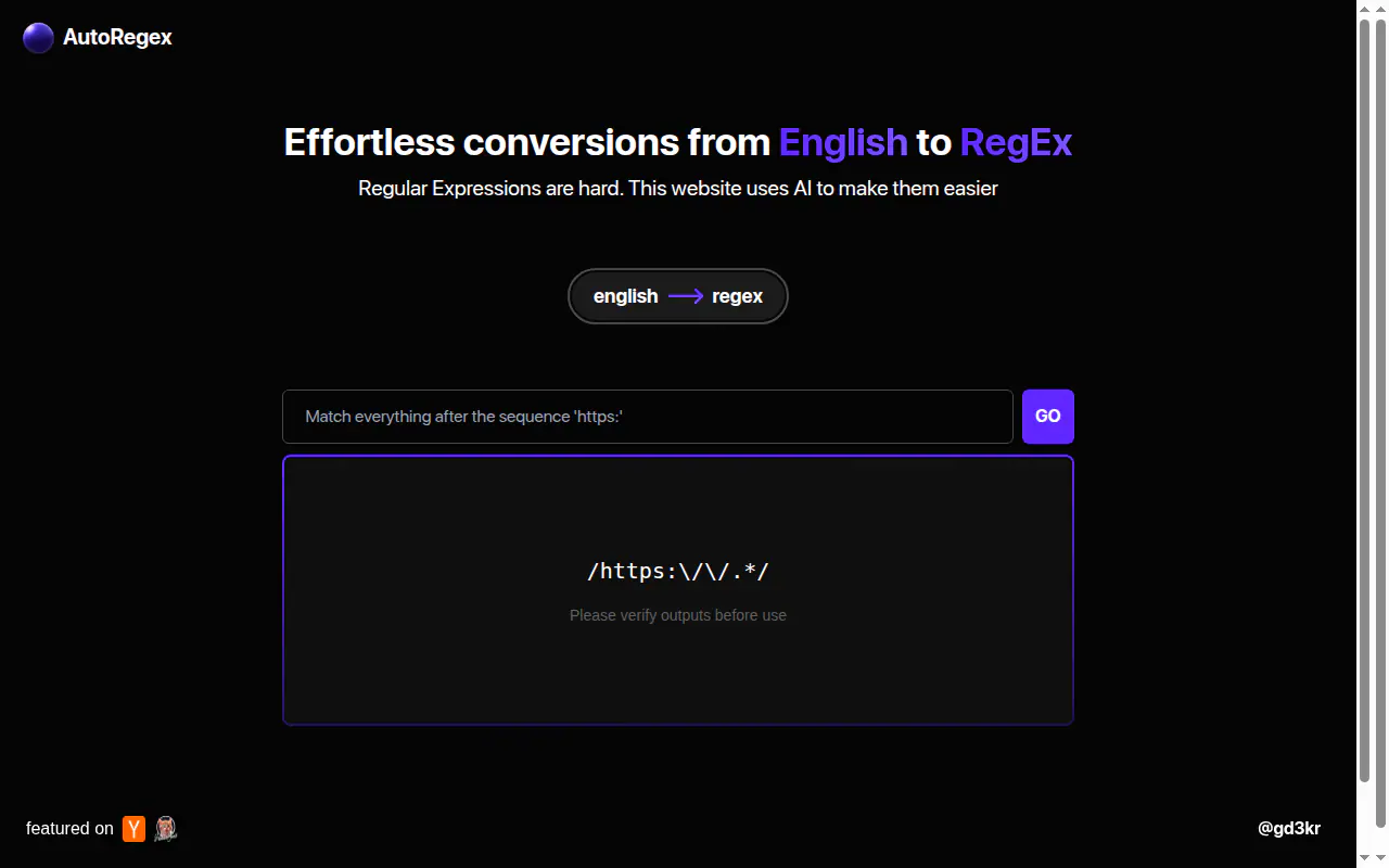 AutoRegex
