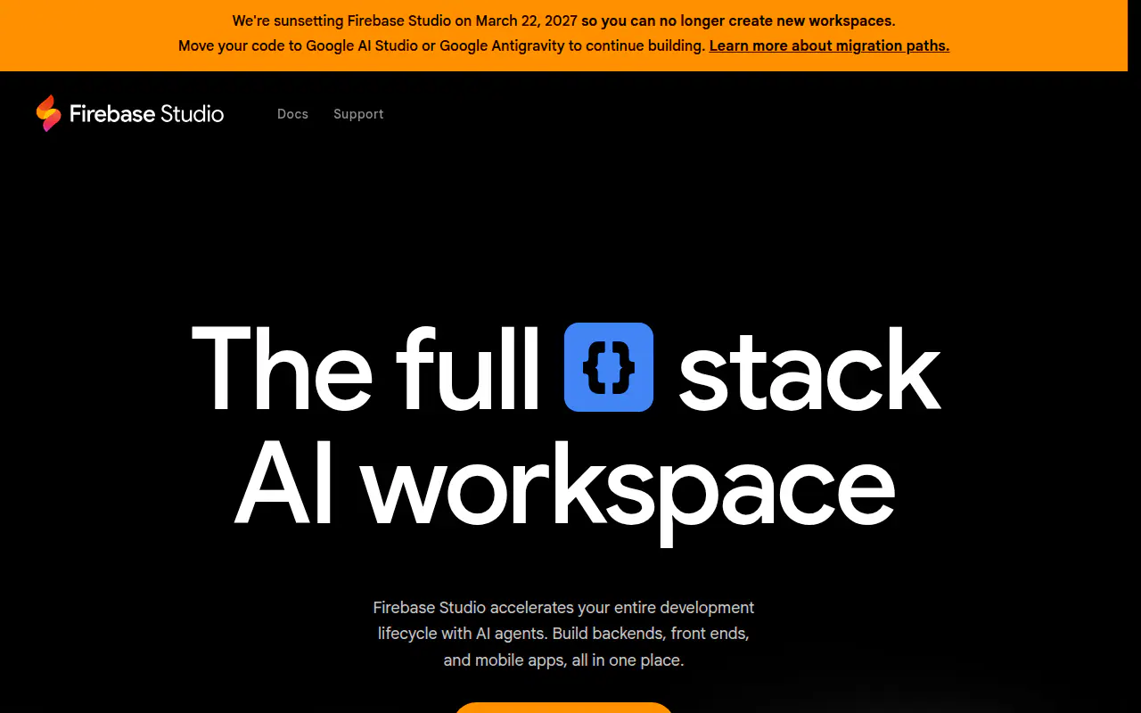 Firebase Studio